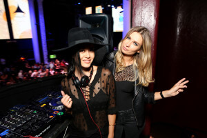 LOS ANGELES, CA - SEPTEMBER 16: Katrina Nova (L) and Kim Lee, of DJ duo KimKat attend the Get Lucky for Lupus LA celebrity poker tournament and party at Avalon on September 16, 2015 in Hollywood California. Lupus LA raises funds for its patient programs, local rheumatology fellowships and research partner, The Lupus Research Institute. (Photo by Tiffany Rose/Getty Images for Lupus LA)