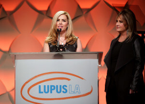 attends the Hollywood Bag Ladies Luncheon to benefit Lupus LA at The Beverly Hilton Hotel on November 20, 2015 in Beverly Hills, California.
